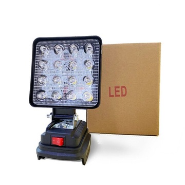 16LED LAMPA ROBOCZA HALOGEN LED NA BATERIA LITOWA MAKITA mit 2USB