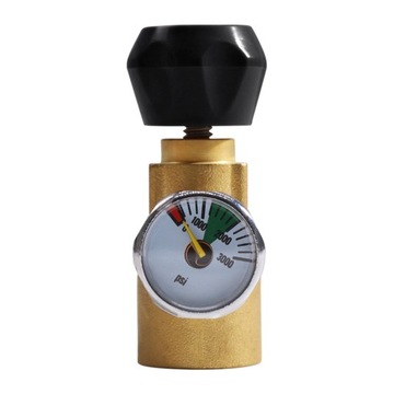 Переходник для наполнения баллонов с переключателем 4 на W21. черный Давление