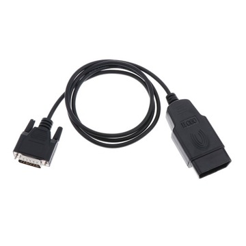 de-16 Pin OBDII OBD2 to DB 15 Pin Extension Diagnostic Cable Adapter Cord