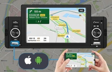 Автомобильная магнитола 1 Din Usb Touch Mirror Link Android Auto Carplay