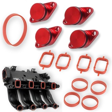 ZAŚLEPKI KOLEKTORA SSĄCEGO 22mm BMW M47 E46 E60 X3 E90 2.0 2.0D Uszczelki