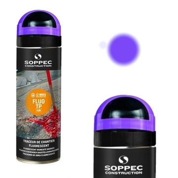 FARBA GEODEZYJNA SPRAY SOPPEC FLUO TP FIOLETOWYx12