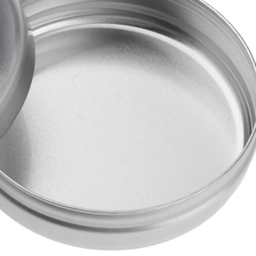 контейнер алюминиевой банки 100мл, круглые банки с винтовой крышкой 10пкс с металлическим контейнером