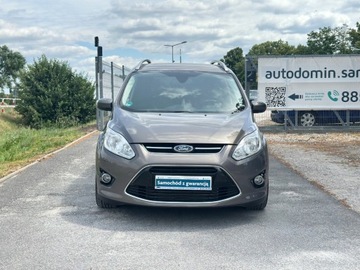 Ford C-MAX II Minivan 1.6 EcoBoost 150KM 2012 Ford Grand C-MAX Raty 1.6 benz Klimatronic, park asist Grzana szyba serw, zdjęcie 3
