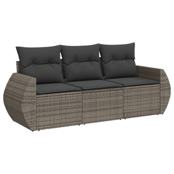 ZESTAW MEBLI OGRODOWYCH SOFA KOMPLET WYPOCZYNKOWY NA TARAS BALKON OGRÓD