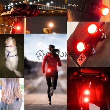 3 TRYBY OŚWIETLENIA WODOODPORNY ŚWIATŁO ROWEROWE