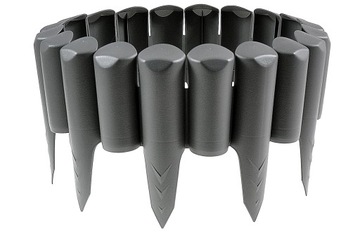 GARDEN PALISADE UV Графитовый / Серый край садового забора 240см