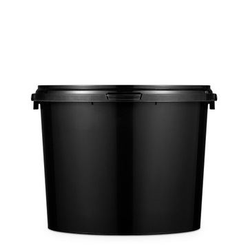 ЧЕРНОЕ ПЛАСТИКОВОЕ ВЕДРО С КРЫШКОЙ 10 Л СЕРТИФИКАТ!