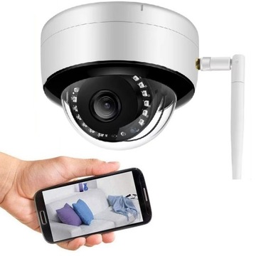 KOPUŁKA KAMERA ZEWNĘTRZNA WEWNĘTRZNA KOPUŁKOWA BEZPRZEWODOWA IP WiFi 5MPX
