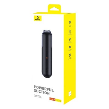 ПОРТАТИВНЫЙ БЕСПРОВОДНОЙ АВТОМОБИЛЬНЫЙ ПЫЛЕСОС BASEUS 4000PA 2000MAH USB-C