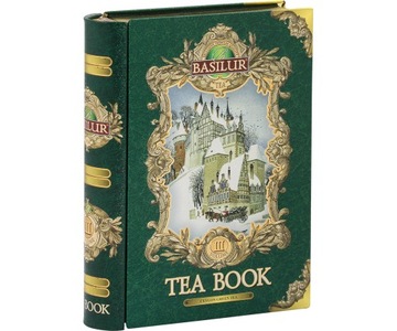 Herbata zielona BASILUR TEA BOOK III liść TRUSKAWKA puszka KSIĄŻKA - 100 g