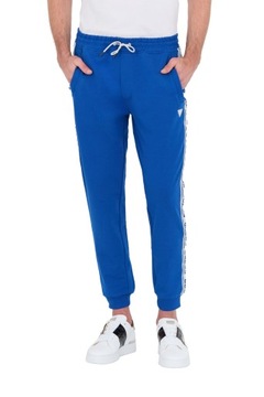 GUESS Niebieskie spodnie dresowe New Arlo Long Pant L