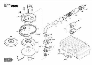 Bosch крышка шлифовальной пластины Gtr550