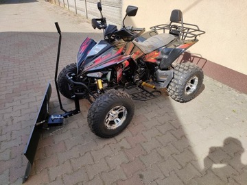 Pług śniegowy 125 ruchomy do QUADA Bashan 250