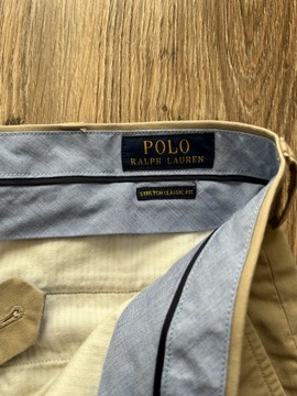 POLO RALPH LAUREN STRETCH CLASSIC FIT CHINO MĘSKIE SPODNIE CHINOS 36/34