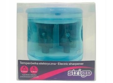 ДВОЙНАЯ ЭЛЕКТРИЧЕСКАЯ ТОЧИЛКА STRIGO 6-8/9-12 мм БЕЗОПАСНЫЕ ЛЕЗВИЯ