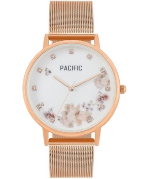 Zegarek Pacific PC00112 Różowe złoto Kwarcowy WR30