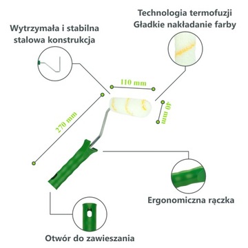 НАБОР ПОКРАСКИ ВАЛИЧЕСКАЯ ЩЕТКА ДЛЯ ОТДЕЛКИ И МЕБЕЛИ
