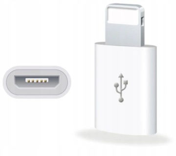 Przejściówka konwerter micro USB - APPLE Lightning