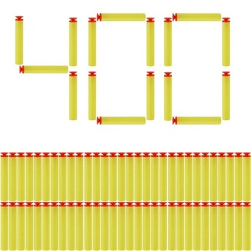 Yellow Sucker Head Bullets 7.2cm for Nerf N-strike