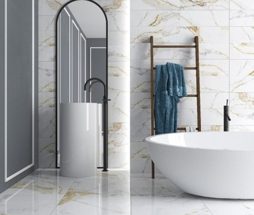 ЭКОКЕРАМИЧЕСКАЯ ПЛИТКА MARSHALL GOLD POLER GRESS 60X120 2шт/ 1,44М2