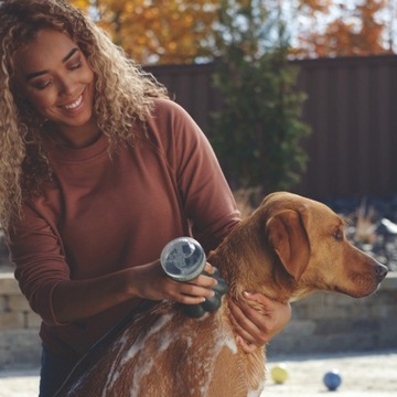 ЩЕТКА ДЛЯ МОЙКИ СОБАКИ, дозатор шампуня, МАШИНА, насадка для душа