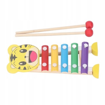 Drewniany instrument perkusyjny zabawka