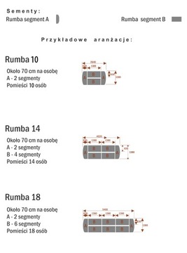Конференц-стол Румба 18 540х138см