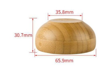 Миниатюрная бамбуковая миска для смешивания масок для лица своими руками с