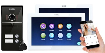 WIDEODOMOFON 2 dwurodzinny WiFi BRELOK Full HD