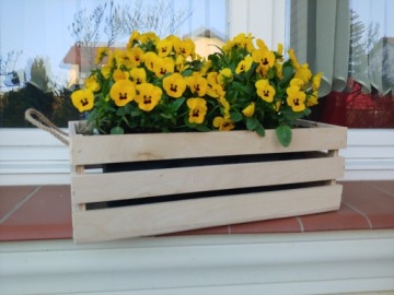 КОРОБКА 40 СМ ЦВЕТОЧНЫЙ ВАЗ ПЛАСТИКОВАЯ ВСТАВКА ЦВЕТЫ ТРАВЫ