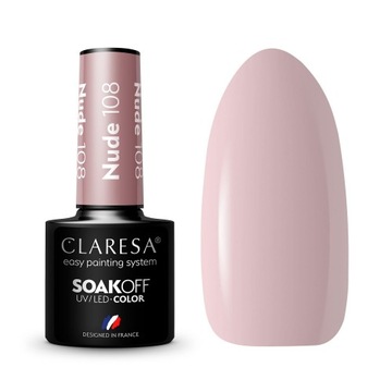CLARESA LAKIER HYBRYDOWY NUDE 108 -5G