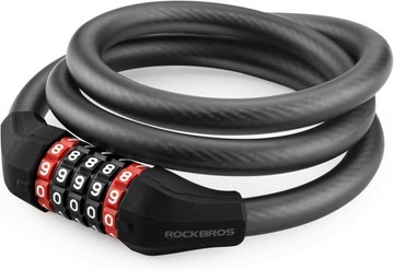 Zapięcie rowerowe na kod ROCKBROS 120cm RKS507-BK