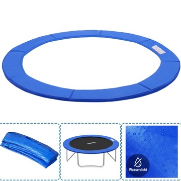 Aufun Osłona krawędzi trampoliny niebieska PVC 366 cm/12ft