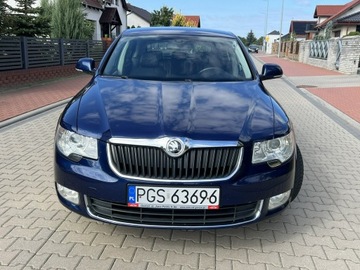 Skoda Superb II Sedan 1.9 TDI PD 105KM 2009 Škoda Superb Skoda Superb Zarejestrowany Navi, zdjęcie 1