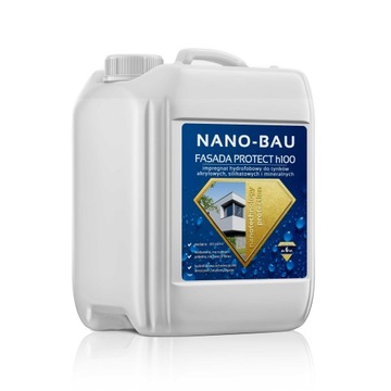 NANO-BAU FASADA H100 impregnat do tynków,fasad 5L