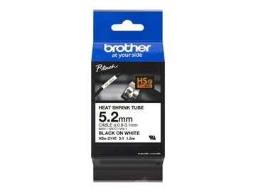 Brother HSE211E taśma do drukarek Czarny
