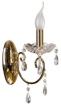 Kinkiet klasyczny Lampa ścienna kryształ Glamour