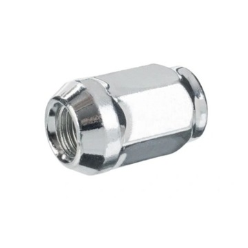 Nakrętka przelotowa M12x1.50x25 klucz 19mm stożek