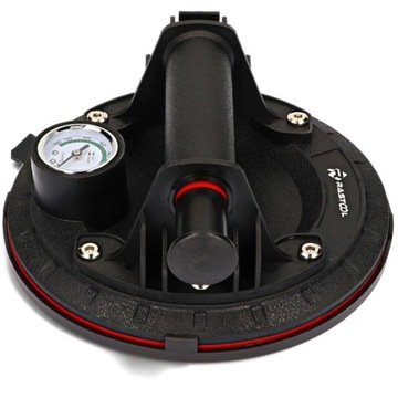 UCHWYT PRZYSSAWKA PRÓŻNIOWA Z POMPKĄ MANOMETREM RS