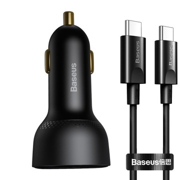 Ładowarka samochodowa Baseus, 100W + kabel USB-C