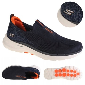 Męskie sneakers Skechers Go Walk 6 216202-NVOR r.42,5
