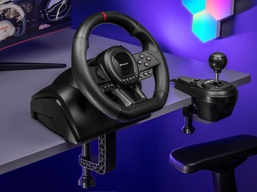Kierownica pedały TRACER SimRacer 6in1 PC PS4 PS3 Xone X360 SWITCH