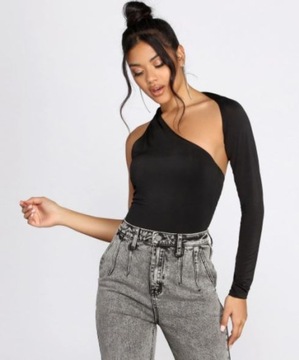 PRETTYLITTLETHING SMOOTH BODY, ЧЕРНЫЙ 42 1EGF