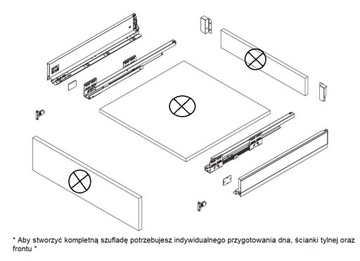 REJS Ultra Box ящик H-199 L- 550 БЕЛЫЙ