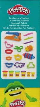 PLAY-DOH FUN FACTORY CASTRY 6 ТРУБИКОВ С ЦВЕТАМИ 14 ЭЛЕМЕНТОВ F8117