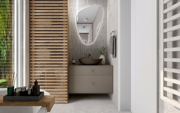 3D визуализация дизайна ванной комнаты