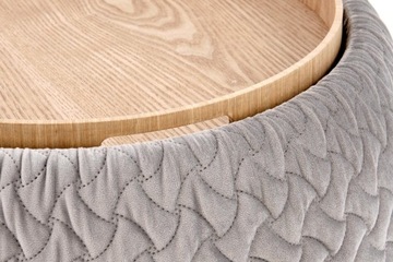 БОНО ХАЛМАР ПУФЛЕ С КОНТЕЙНЕРОМ, СВЕТЛЫЙ ЯСЕНЬ