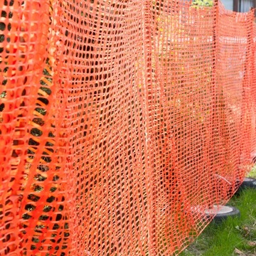 Сетка дорожно-строительная пластиковая 1м х 50м, оранжевая