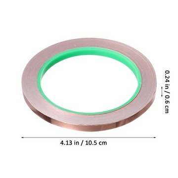 ПРОВОДЯЩАЯ ЛЕНТА ИЗ МЕДНОЙ ФОЛЬГИ САМОКЛЕЯЩАЯСЯ ЭЛЕКТРИЧЕСКАЯ ЛЕНТА 4 РОЛИКА